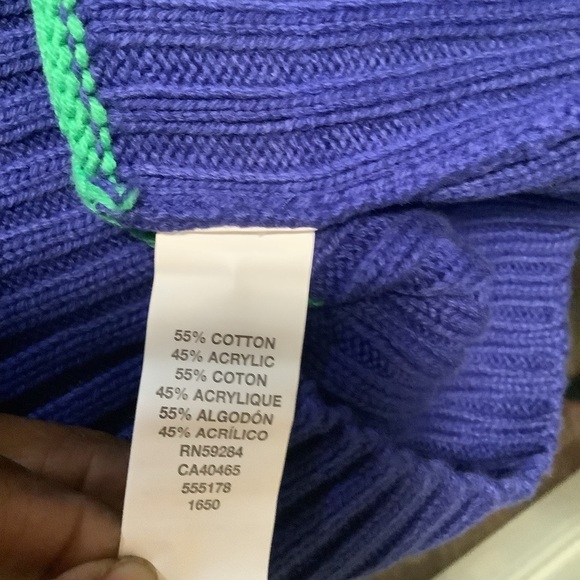 The children’s place NWT medium 7/8 retro striped multi color pullover sweater - Picture 8 of 8